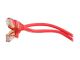 Cat.7  Network Cable - RJ45, Cat.6a  Connector - 1m - red