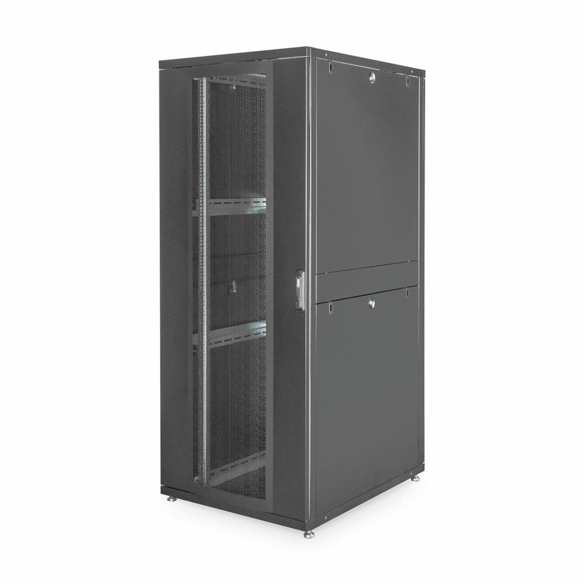 Digitus kabinet 42U 2050 800x1000 črn sestavljen perf. vrata DN-19 SRV-42U-8-B - Slika 1
