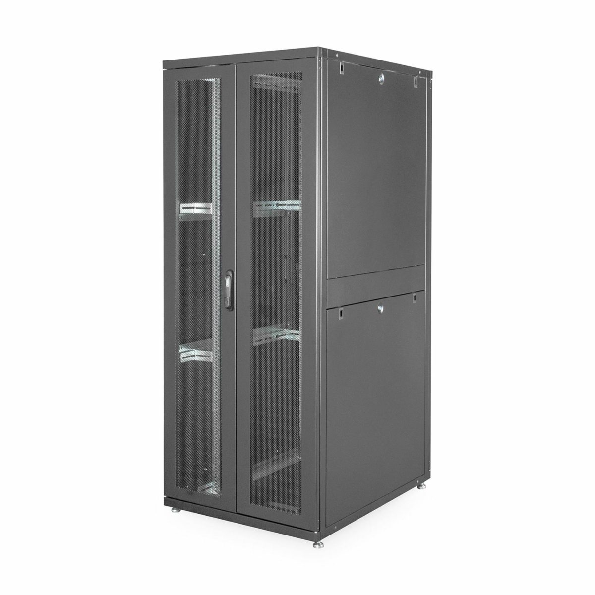 Digitus kabinet 42U 2050 800x1000 črn sestavljen perf. vrata DN-19 SRV-42U-8-B - Slika 2