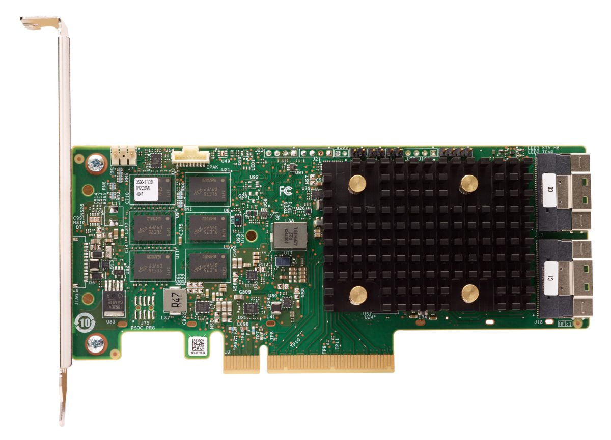 Lenovo ThinkSystem RAID kontroler 940-16i 8GB Flash PCIe Gen4 12Gb Adapter 4Y37A09730 - Image 1