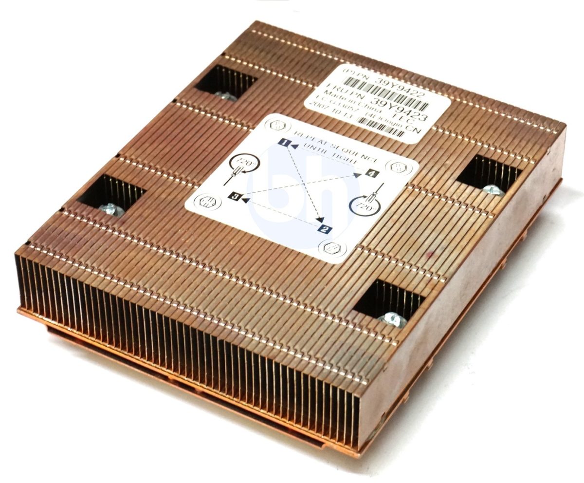 Originalni hladnjak za IBM XSeries X3550 CPU procesor 39Y9423/39Y9422 bakreni