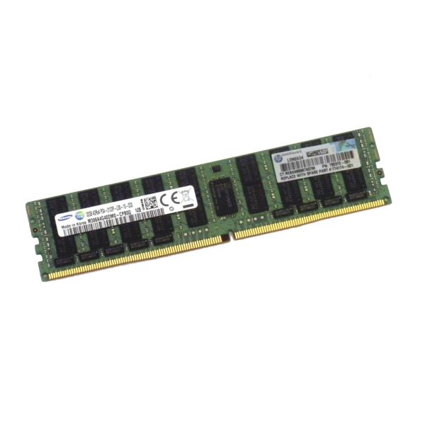HP 32GB 4Rx4 PC4-2133P / PC4-17000R DDR4 Registrirani serverski RAM modul REG ECC - 762200-081 / 726722-B21