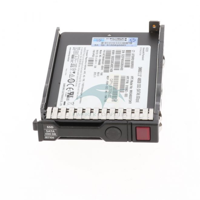 HP SSD 480 GB 816962-003 / 817039-003 / MK0480GFDKR / Mixed Use Enterprise 2.5" SFF Hot Swap Hard Disk Gen8